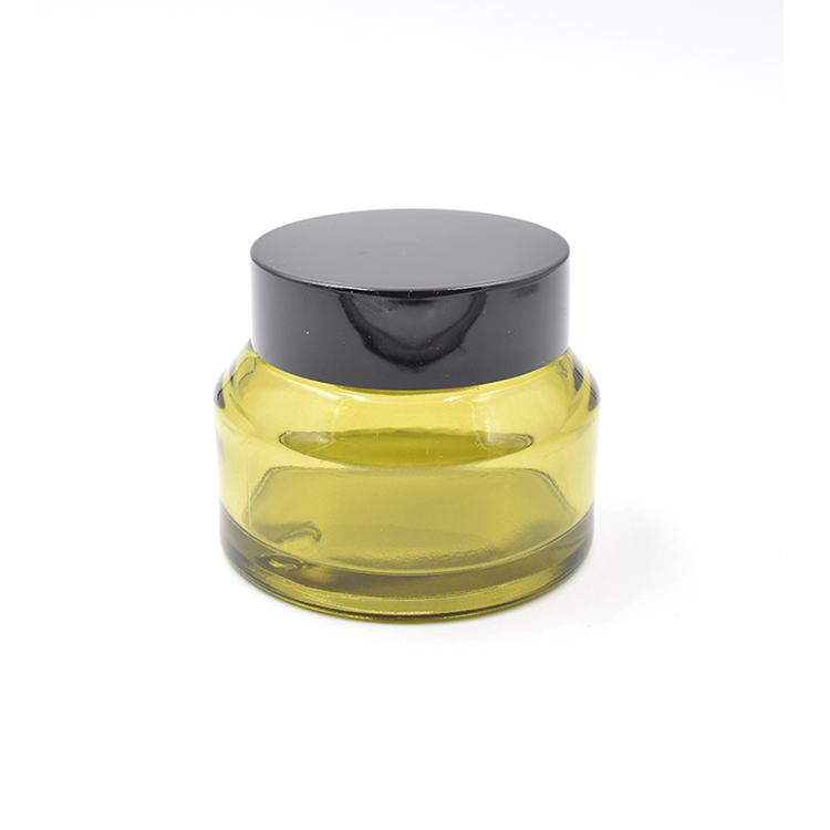glass cosmetic jar packaging clear green 15ml 15g 30ml 30g 50g 50ml 50g 60ml 60g glass bottle jars glass jar with lid