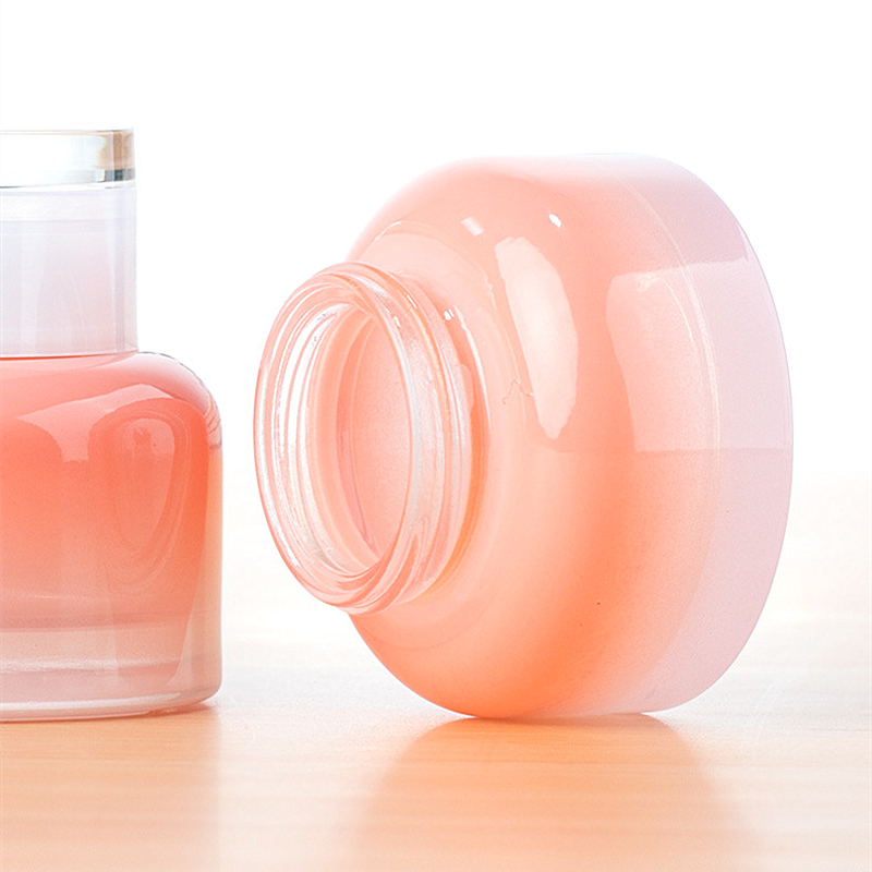 glass cosmetic jar set set of glass bottles and cosmetic jars blue glass cosmetic bottle jars