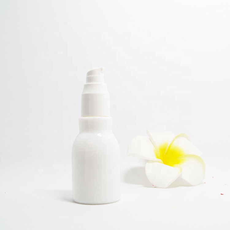glass cosmetic packaging 15g 30g 50g 100g white ceramic cosmetic jar for face cream