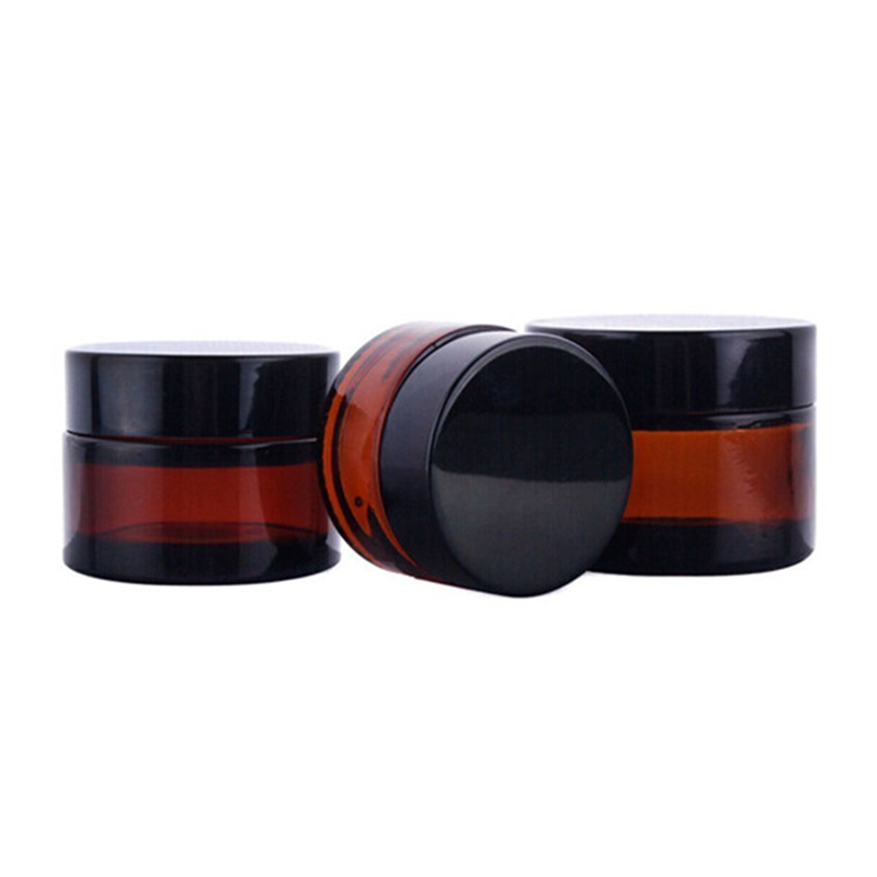 glass cream container cream container 50 ml/amber glass jar with metal lid amber glass jars 8 oz/30g jar cream luxury cream jar