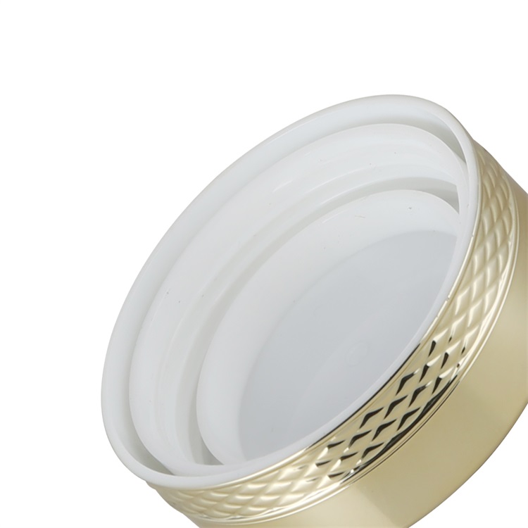 glass cream jar 30g luxury cosmetic packaging 1oz frosted glass jar with aluminum lid