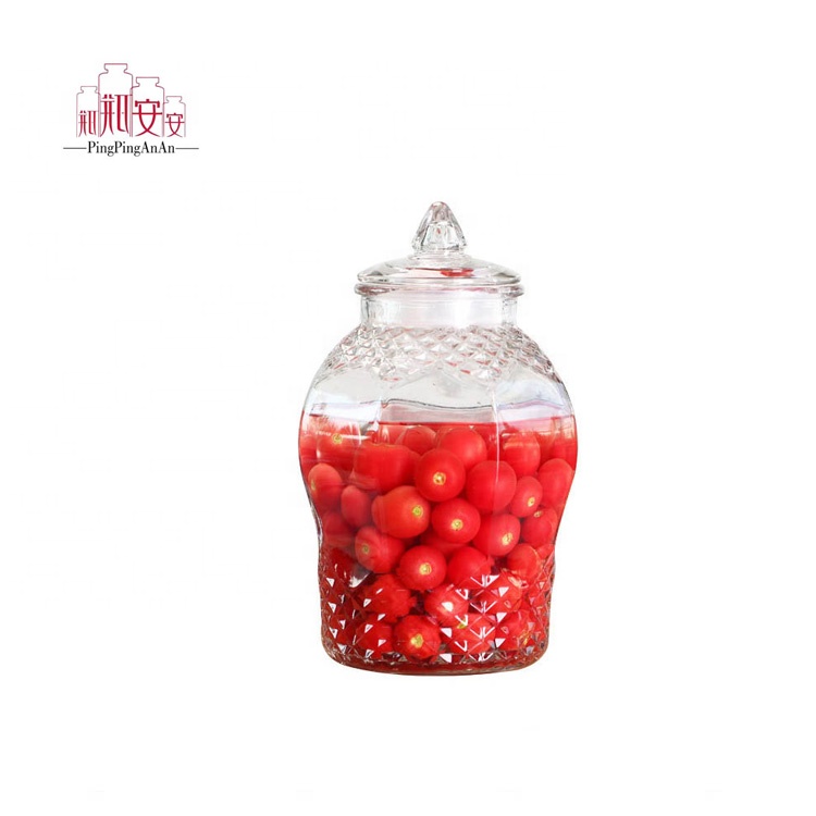 glass drink despenser glass jar