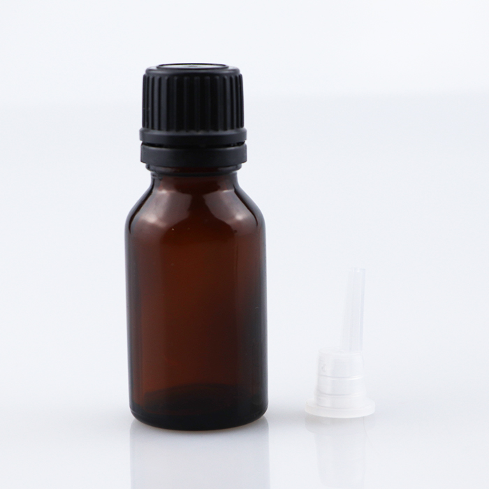 glass essential oil Bottles with Orifice Reducer with Tamper Evident cap and insert 5ml 10ml 15ml 20ml 30ml 50ml 100ml