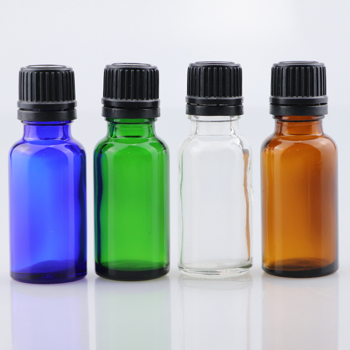 glass essential oil Bottles with Orifice Reducer with Tamper Evident cap and insert 5ml 10ml 15ml 20ml 30ml 50ml 100ml