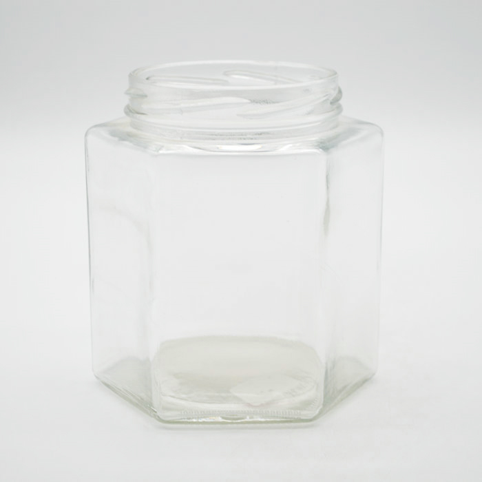 glass honey bee storage jar