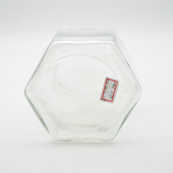 glass honey bee storage jar