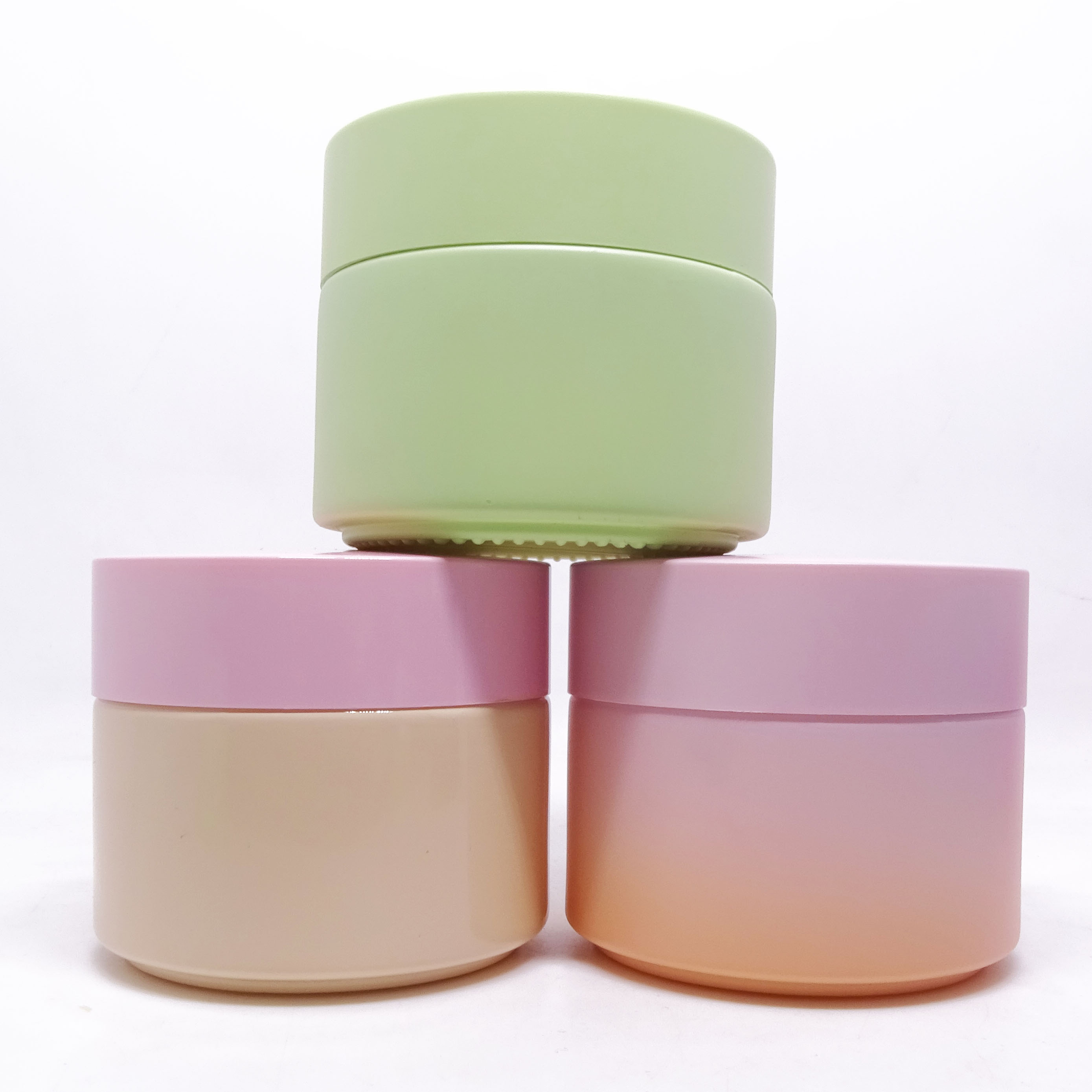 glass jar 100ml cosmetics frosted luxury matte glass jar cream 30 ml 50ml with custom logo printing