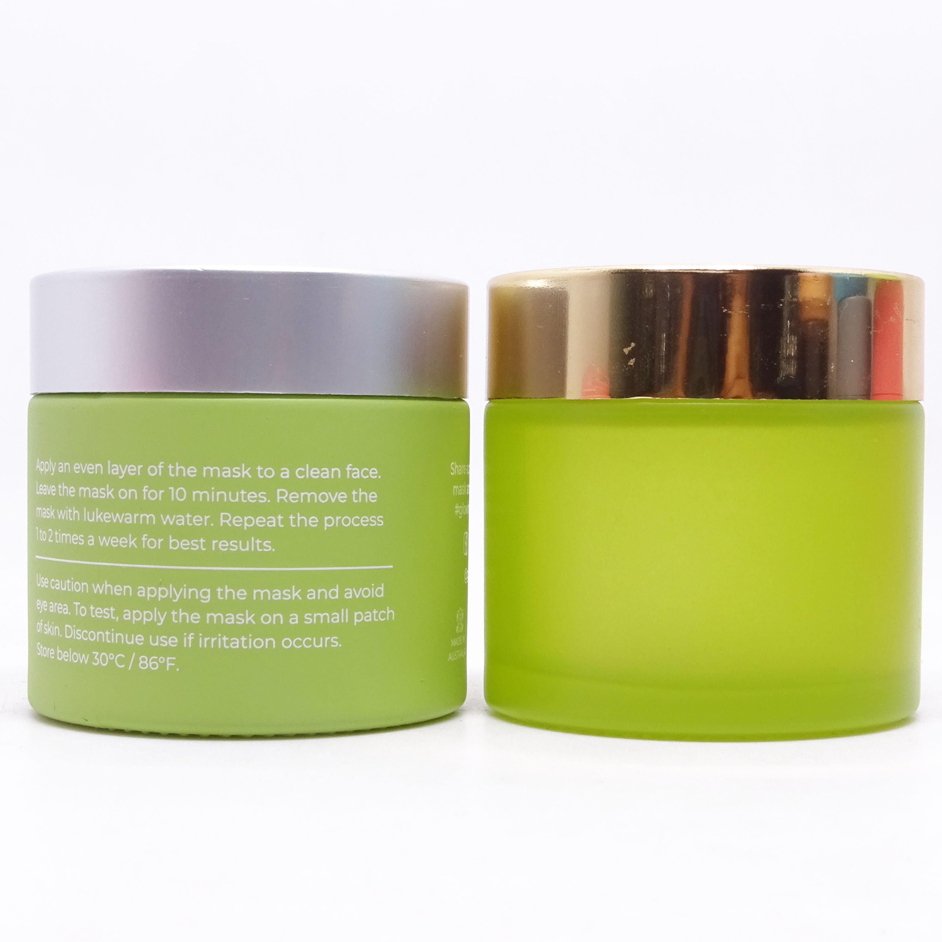 glass jar 100ml cosmetics frosted luxury matte glass jar cream 30 ml 50ml with custom logo printing