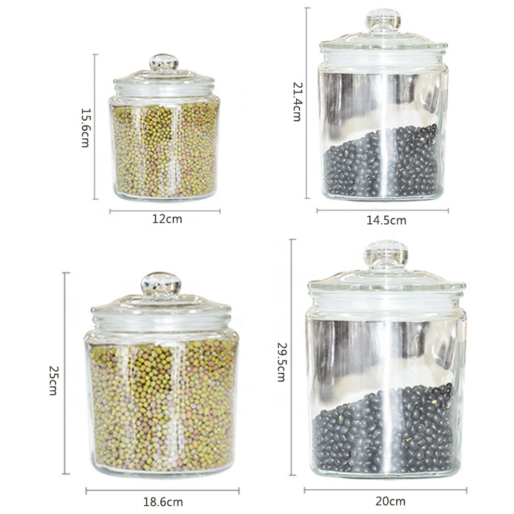 glass jar glass jars bottle glass storage jar