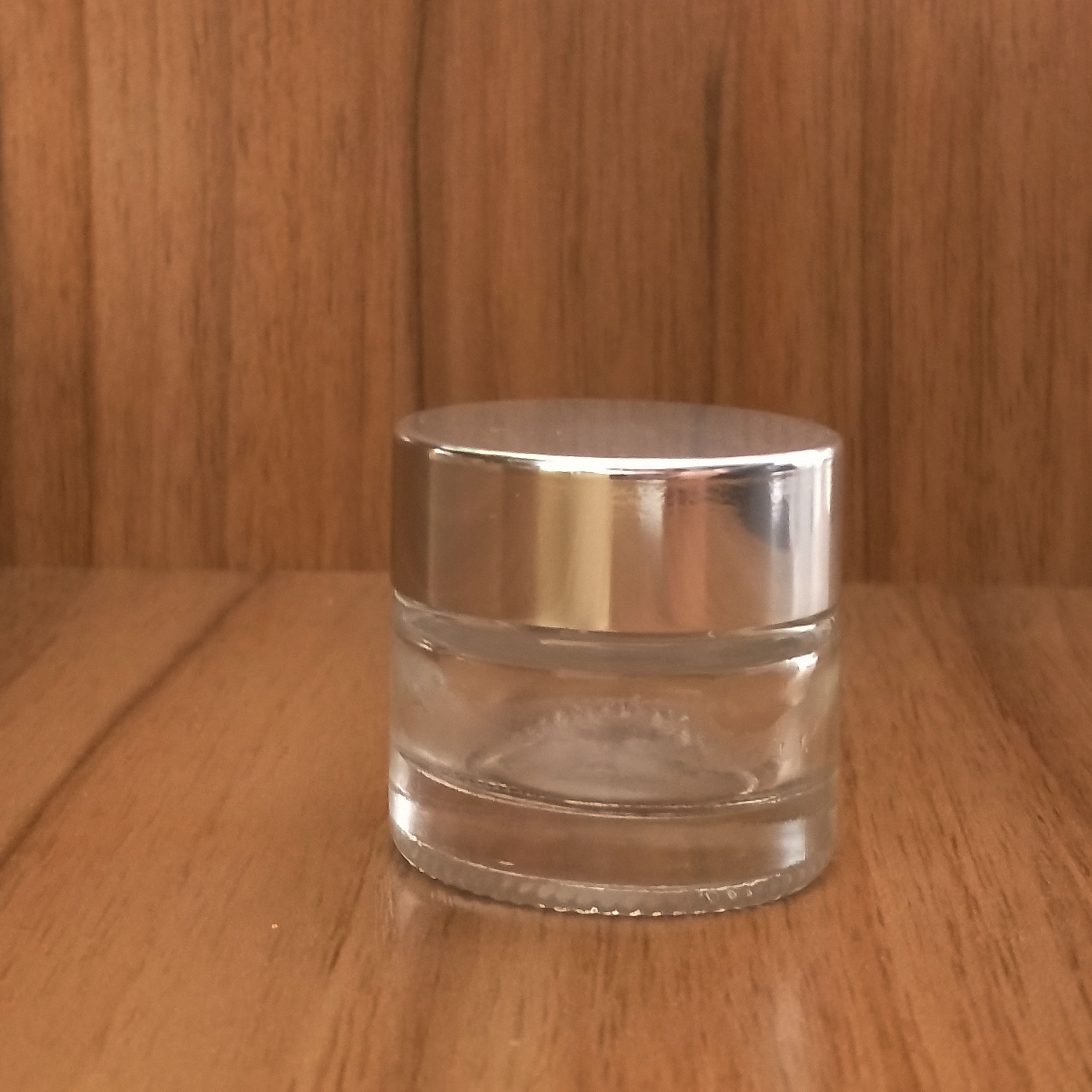 glass jar with golden cap printing gold glass jar for face cream