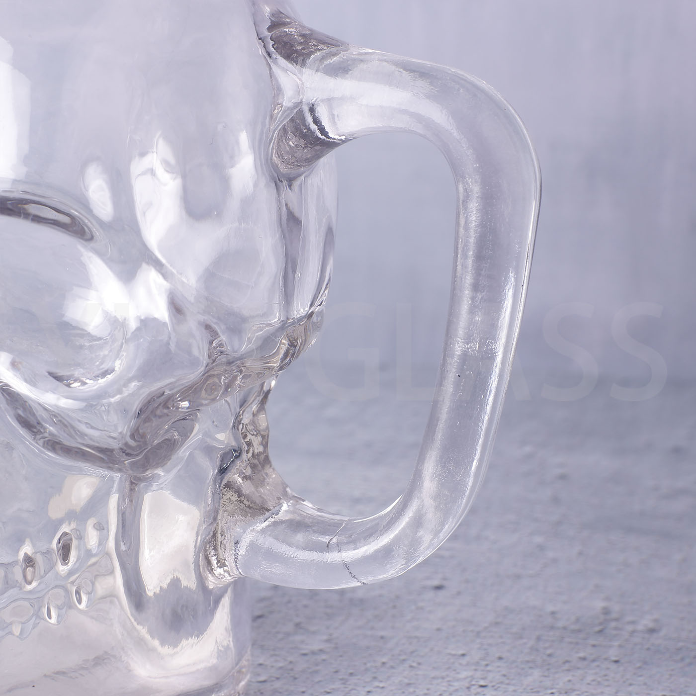 glass mason jar with handle tin lid and straw 450ml