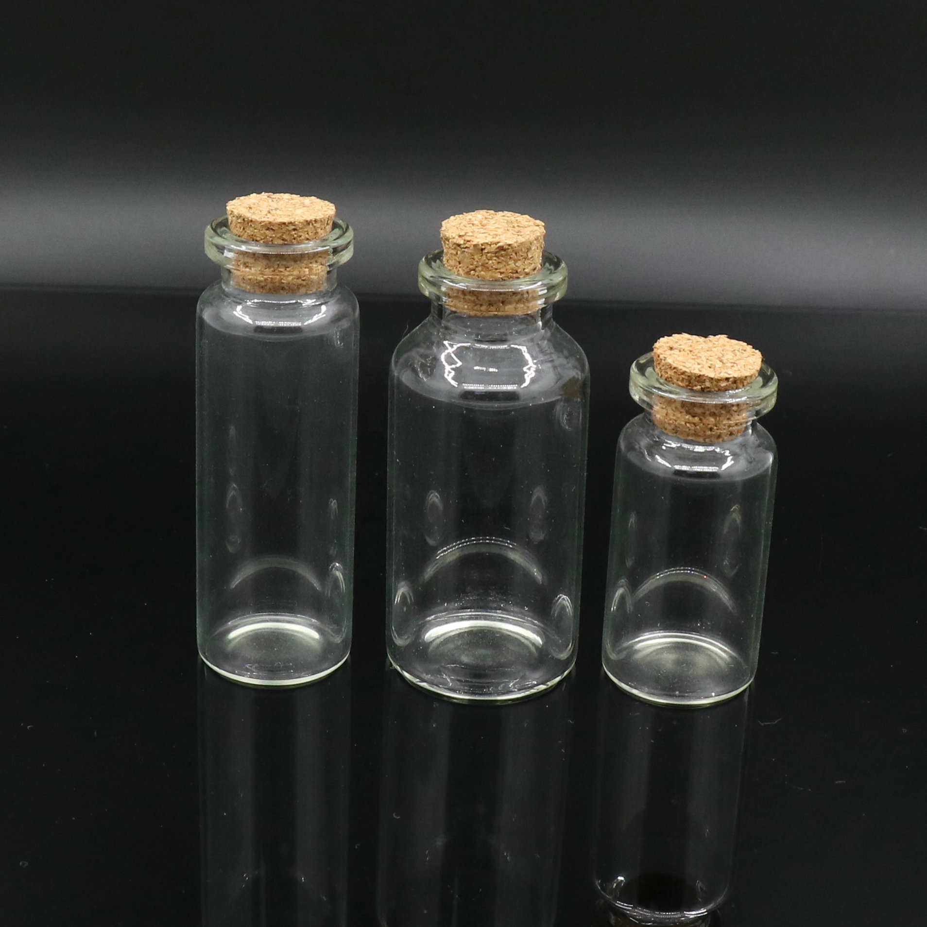 glass medical vial sterile closed vials, 20ml sealed and sterilised standard clear vials with cap crimped on