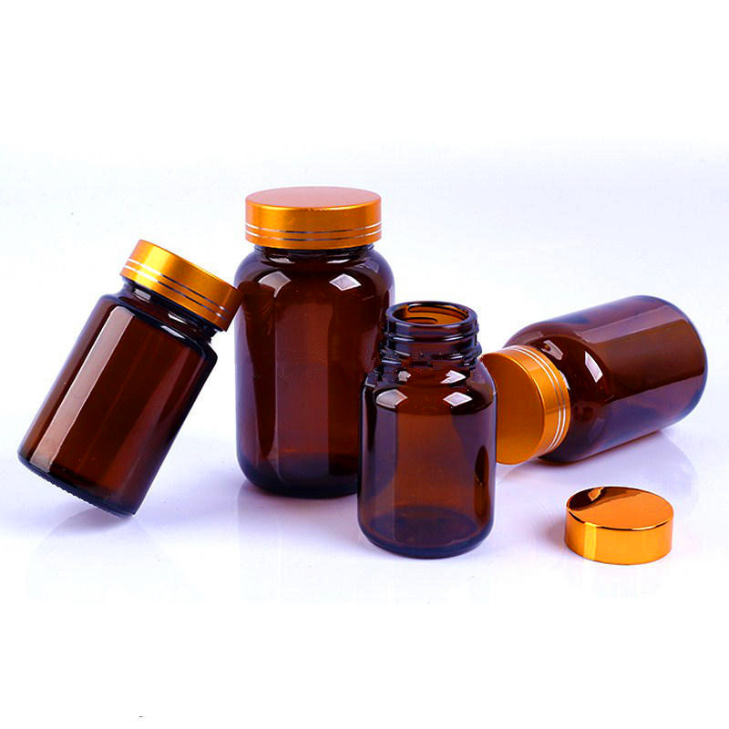 glass medicine bottle  medical glass pill bottle   medicine bottle