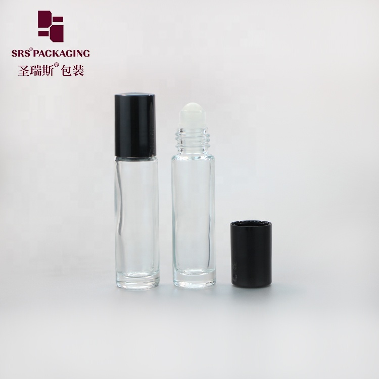 glass mold empty luxury cosmetic essential oil 10ml clear roller bottles