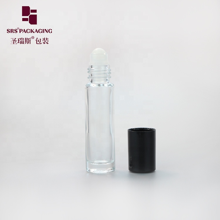 glass mold empty luxury cosmetic essential oil 10ml clear roller bottles