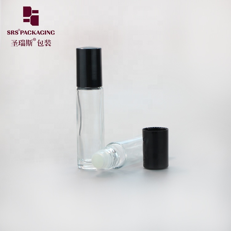 glass mold empty luxury cosmetic essential oil 10ml clear roller bottles