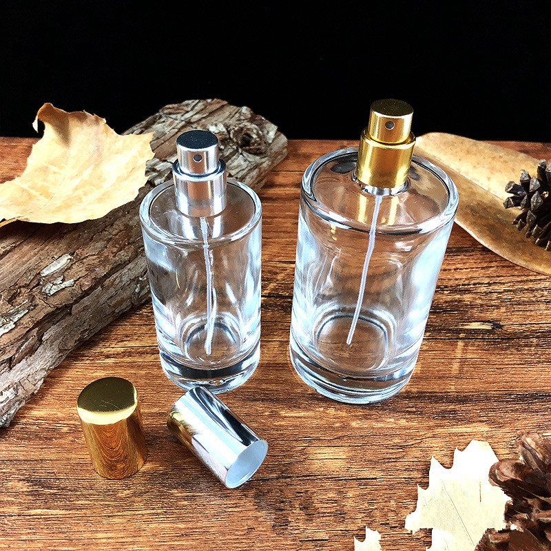 glass perfume bottle round perfume bottle and packaging custom logo cheap perfume bottle 50ml