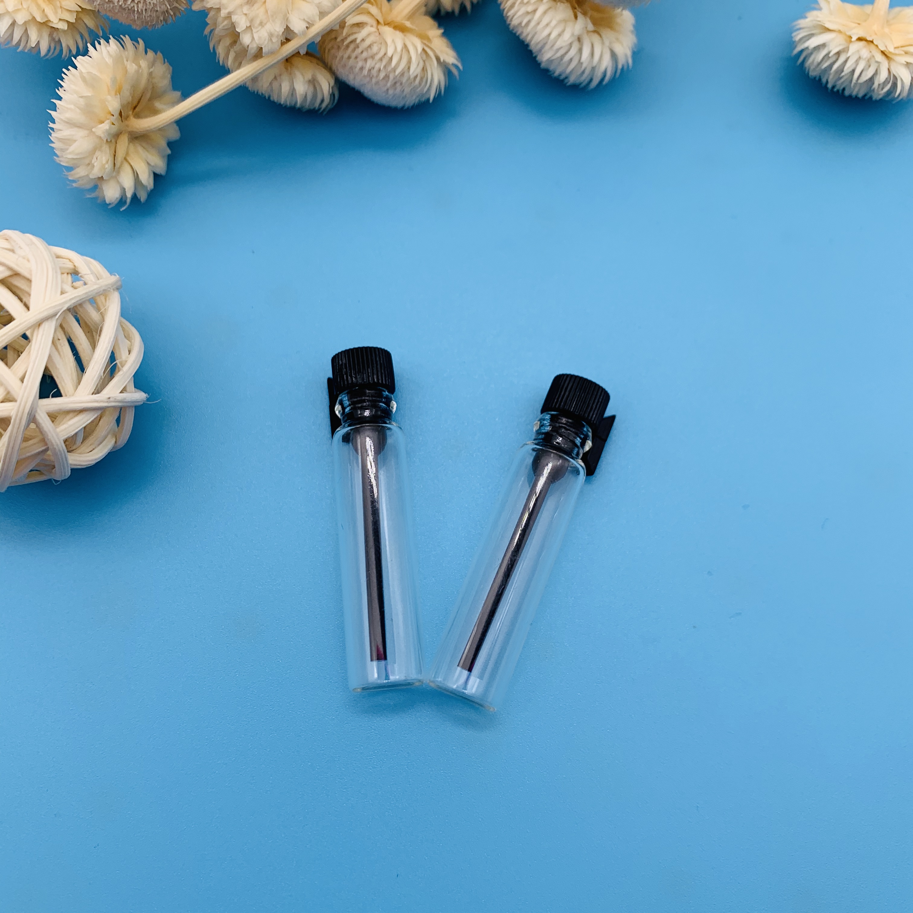 glass perfume sample bottle