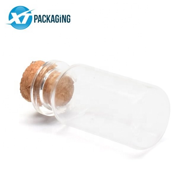 glass roll test tube with cork flat bottom 120mm clear transparent tubes bamboo lid for weed herb candy
