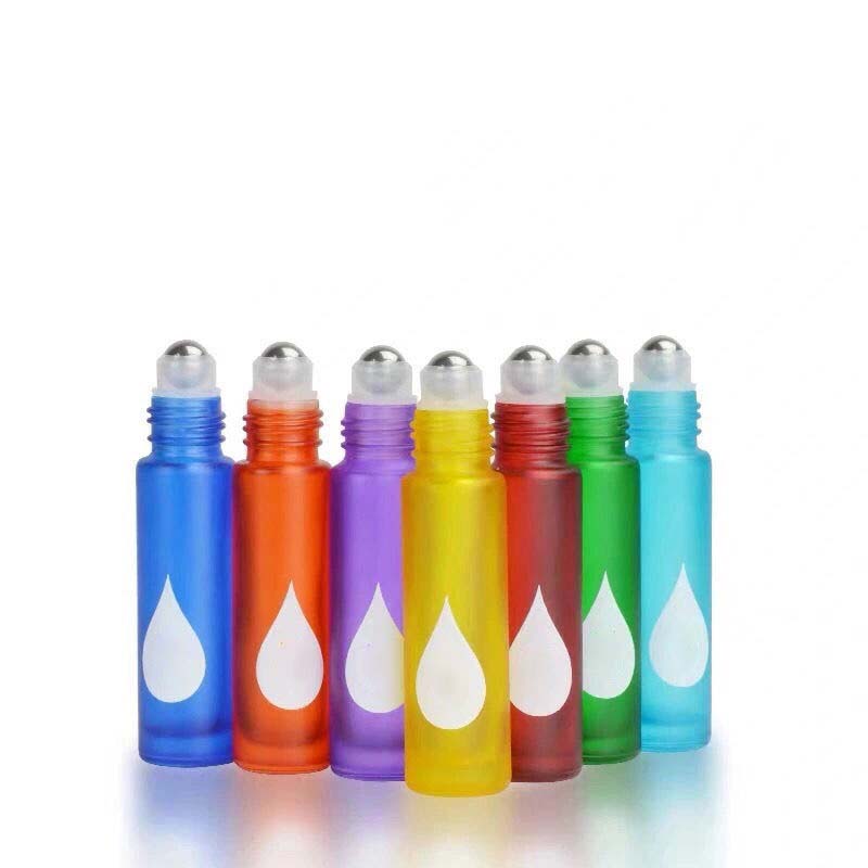 glass roller bottle cosmetic container 10 ml glass atomizer bottle for skincare Roller