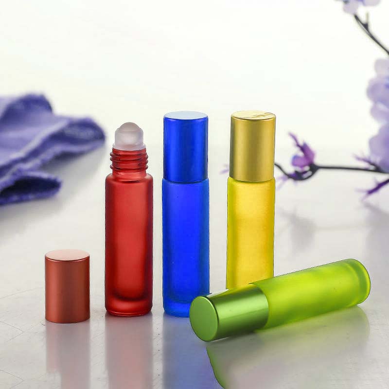 glass roller bottle cosmetic container 10 ml glass atomizer bottle for skincare Roller