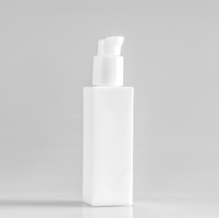 glass square foundation bottle