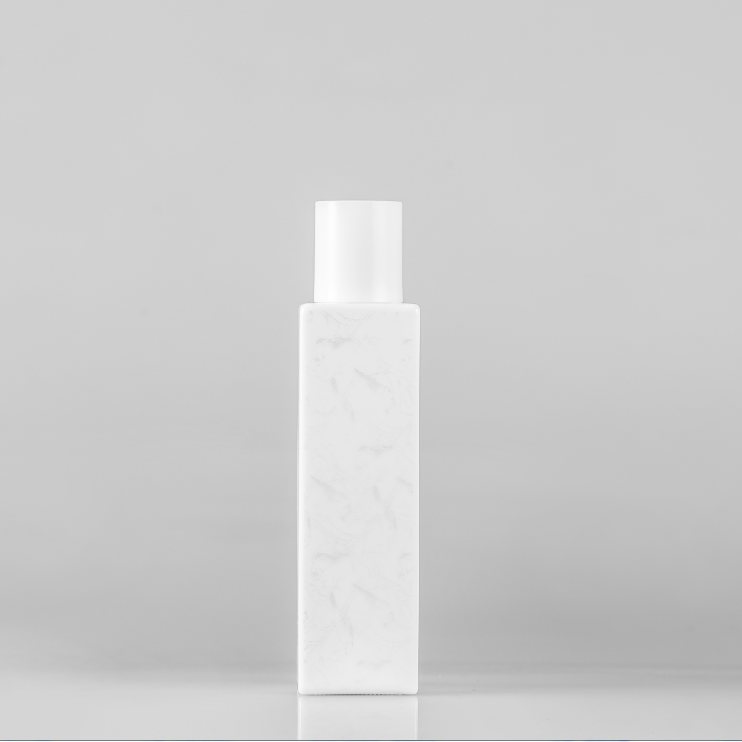glass square foundation bottle