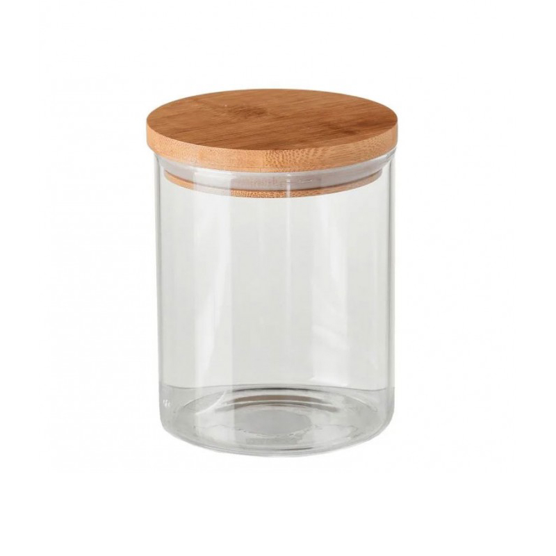 glass storage jar with lid / canister jars with lids / tall glass storage jars