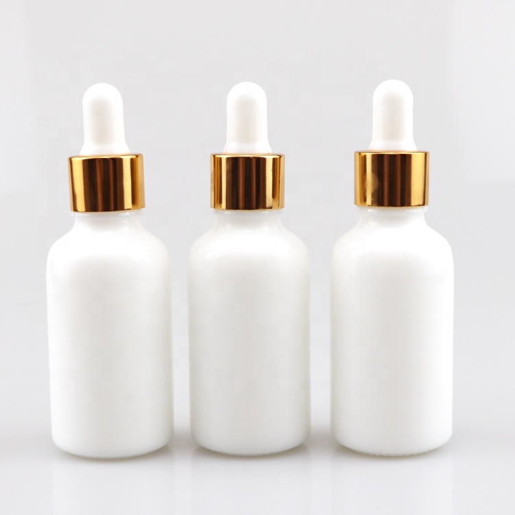 glass tincture bottles dropper bottles white color white solid glass bottles
