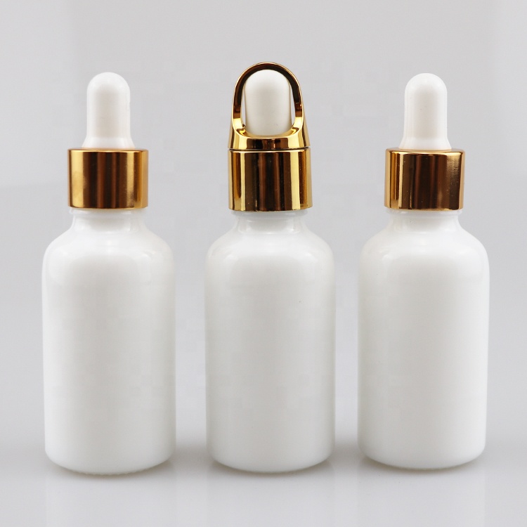 glass tincture bottles dropper bottles white color white solid glass bottles