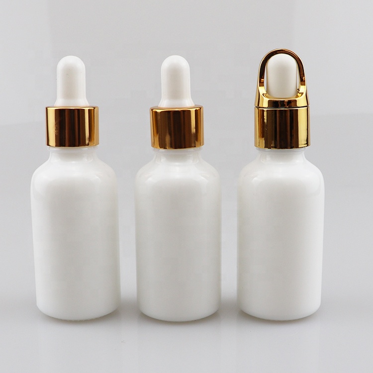 glass tincture bottles dropper bottles white color white solid glass bottles