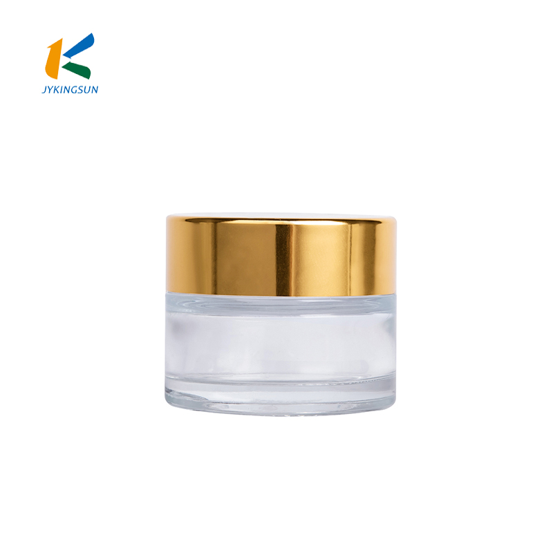 glass universal jars for cosmetic and electrolytic aluminum cover
