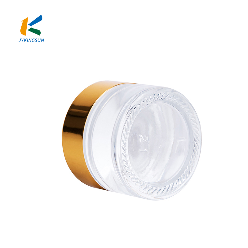 glass universal jars for cosmetic and electrolytic aluminum cover