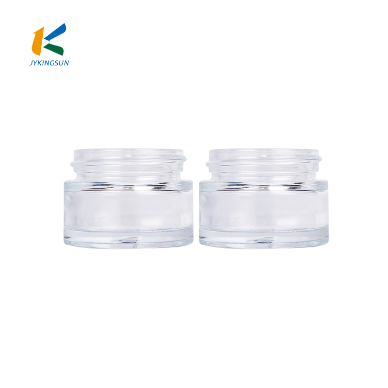 glass universal jars for cosmetic and electrolytic aluminum cover