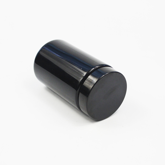 glass uv jar black glass jar