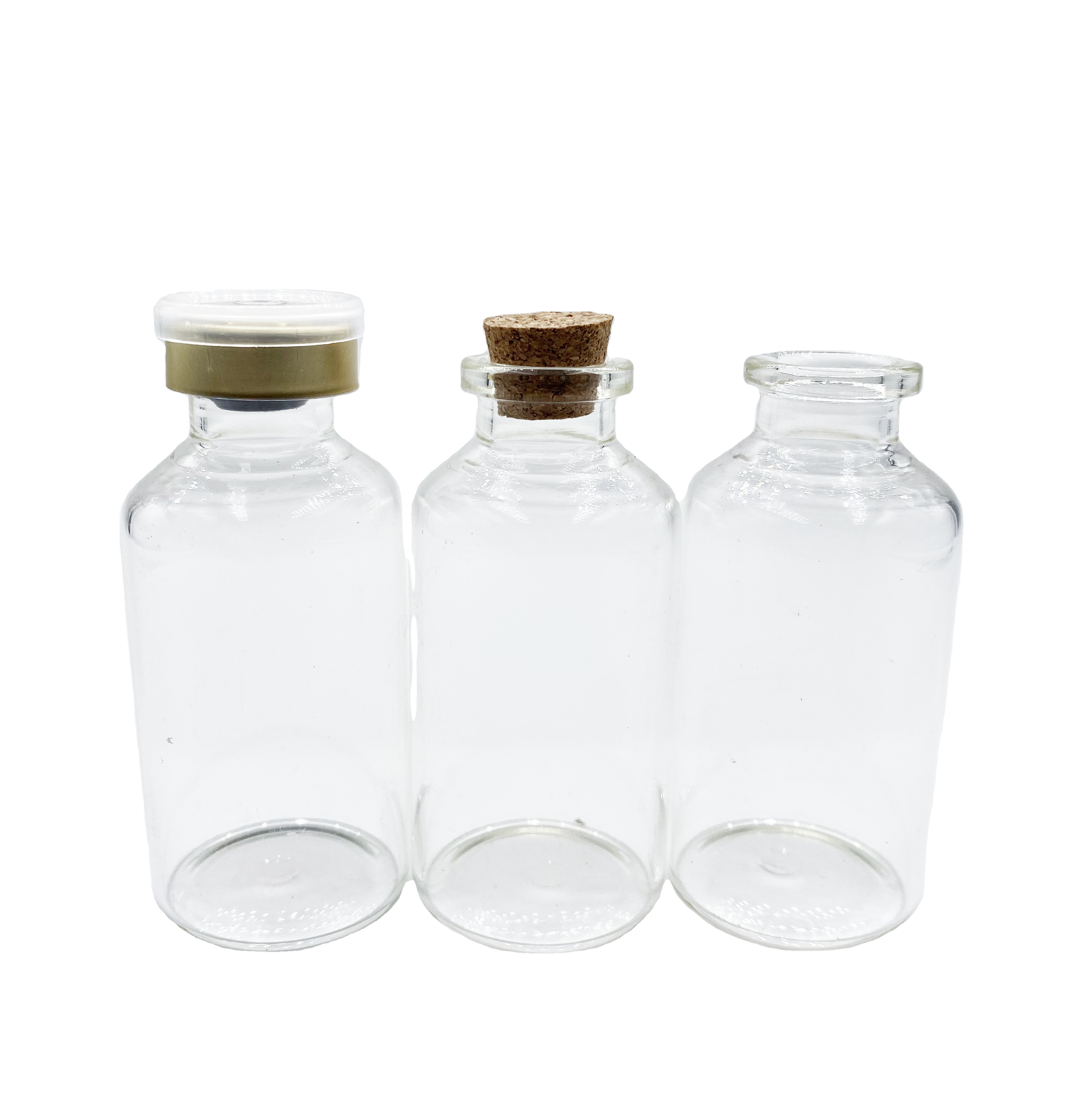 glass vials rose gold top empty vaccine bottles glass vial 15ml