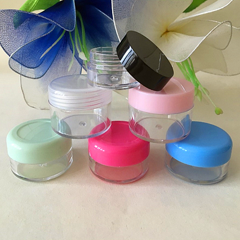 glitter froasted unique blue clear orange 10g pink 2oz plastic cosmetic jars amber matt with white lid silver dark wood