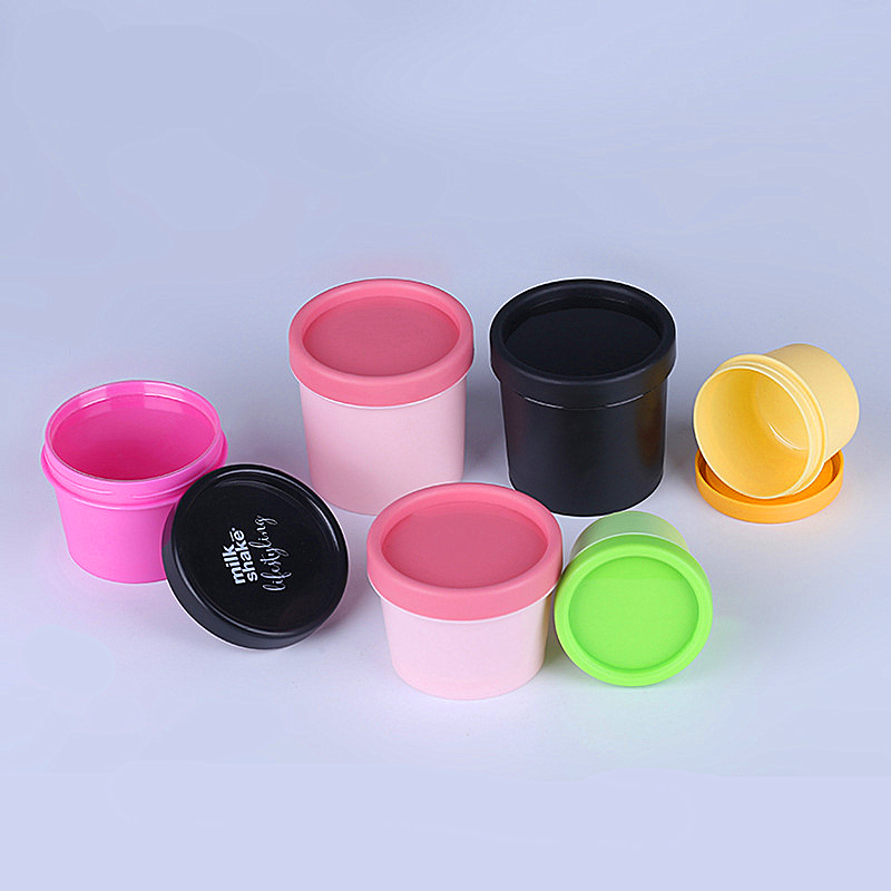 glitter froasted unique blue clear orange 10g pink 2oz plastic cosmetic jars amber matt with white lid silver dark wood