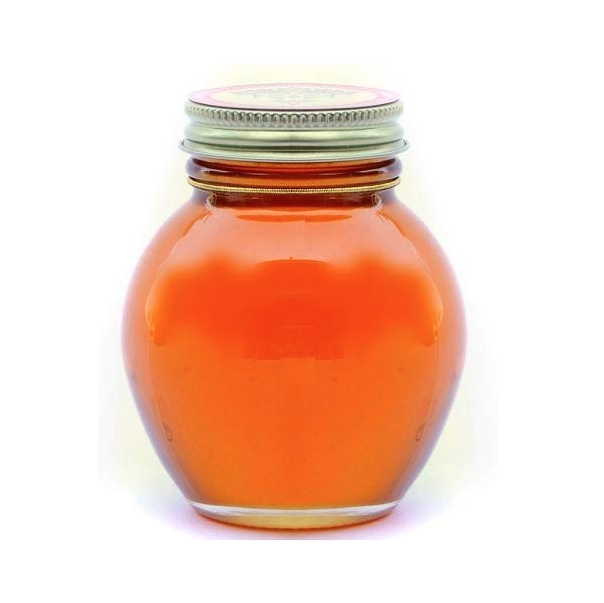 globe spherical glass jar with lids round 8 oz 6 oz for honey