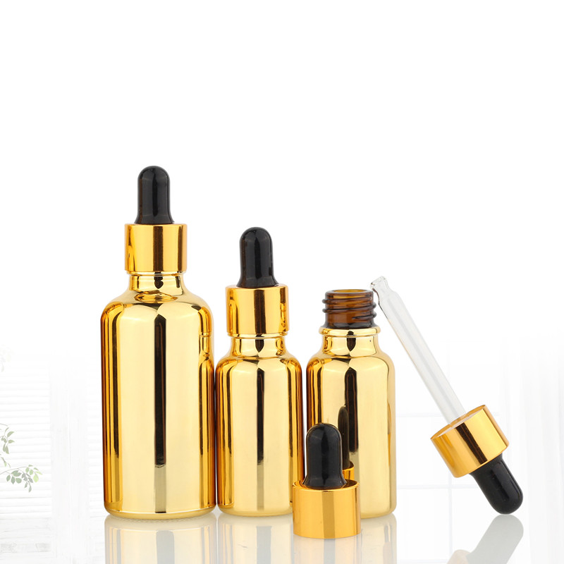 gold glass dropper bottle glass dropper bottle 30ml dropper bottle