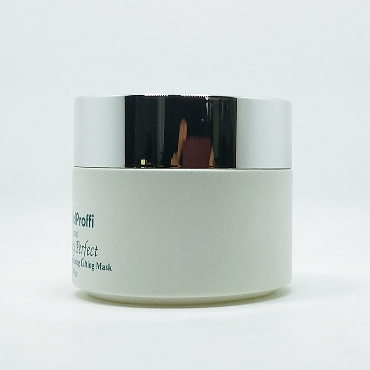 gold lid 50ml glass jars 5g 10g 20g 30g 50g 100g 200g multiple colors silk screen printing white frosted glass cream jar