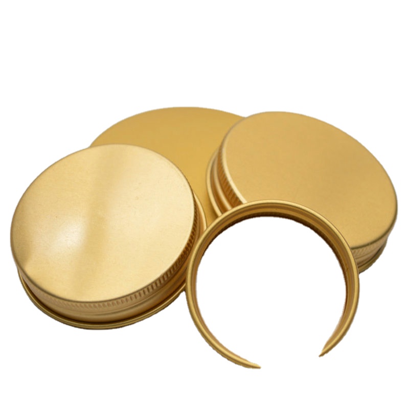 gold metal aluminium lid 70-400 58-400 53-400 48-400 43-400 42-400 38-400 28-400 24-400 22-400 20-400