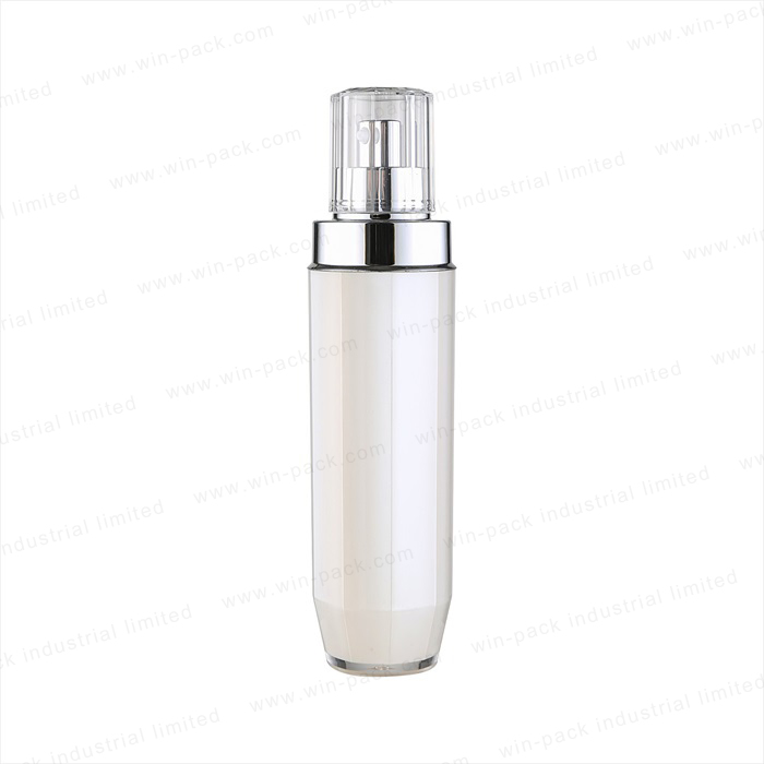 good design body lotion bottle shape colorful UV coating glass lotion containers empty lotion bottle for hot sale