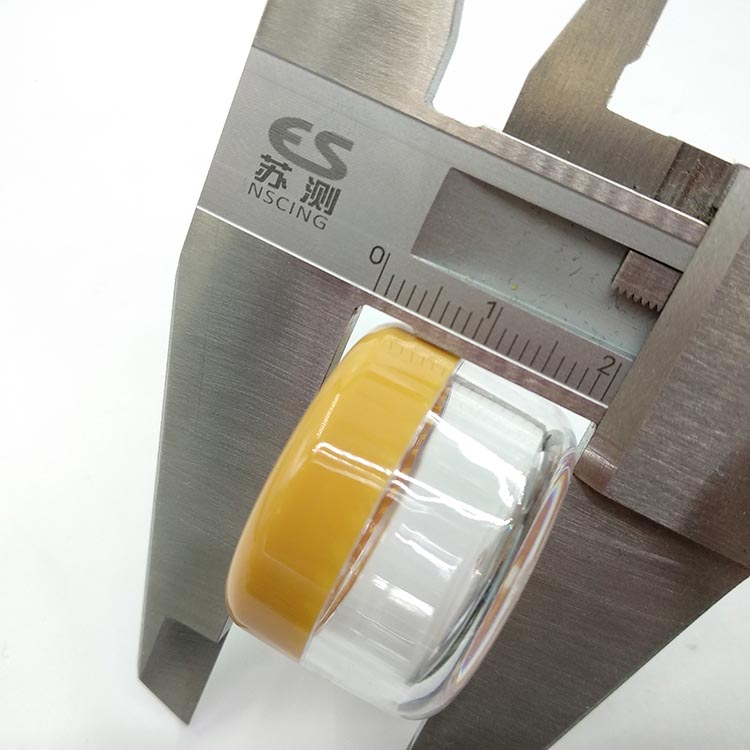 good quality 5ml round PS empty plastic cosmetic jar for cream