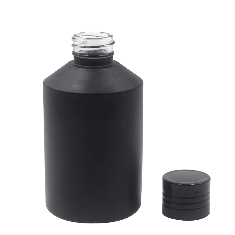 good  quality 60ml 125lml 200ml small sealable  custom glass bongs packaging glass container bottle with screw lid