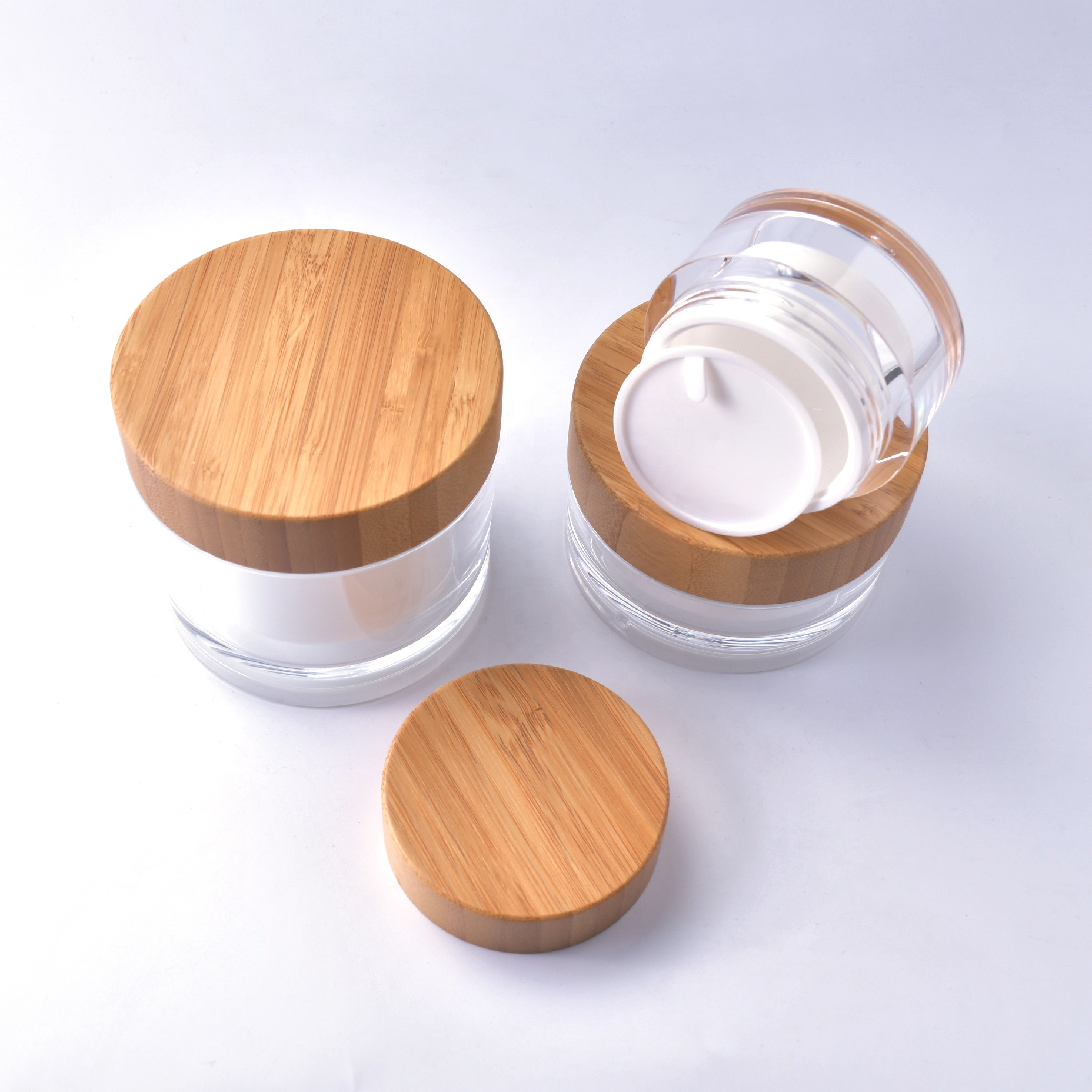 good quality acrylic cream jars skincare high-end face cream container