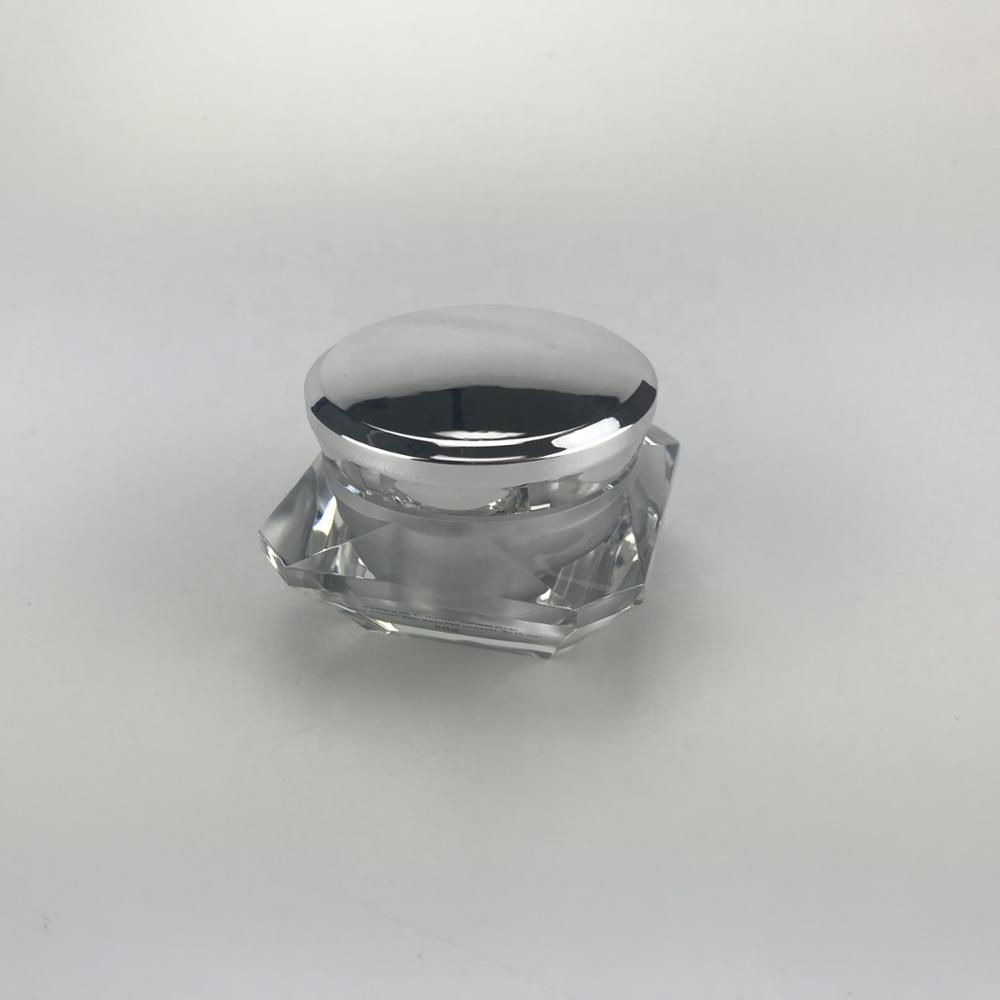 good quality diamond shape face mask plastic container jar