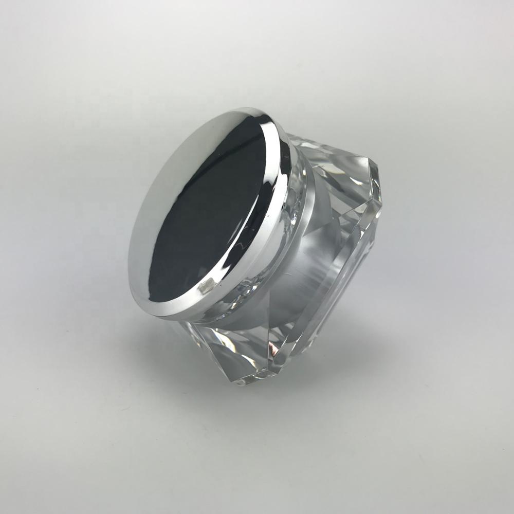 good quality diamond shape face mask plastic container jar