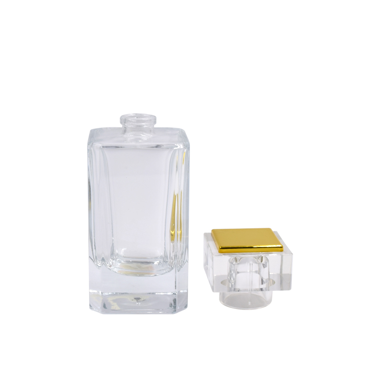 good quality high clear luxury perfume glass fragrance deodorant bottle 100ml glass cosmetic container packaging