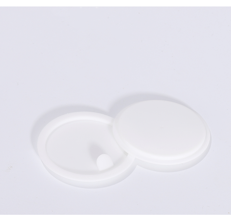 good quality luxury cosmetic round glass jar with wood lid beauty